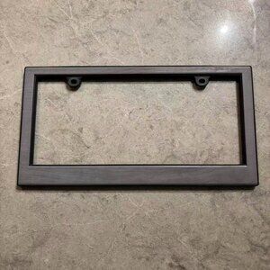 Black License Plate Frame / Mounting Bracket – Brand New